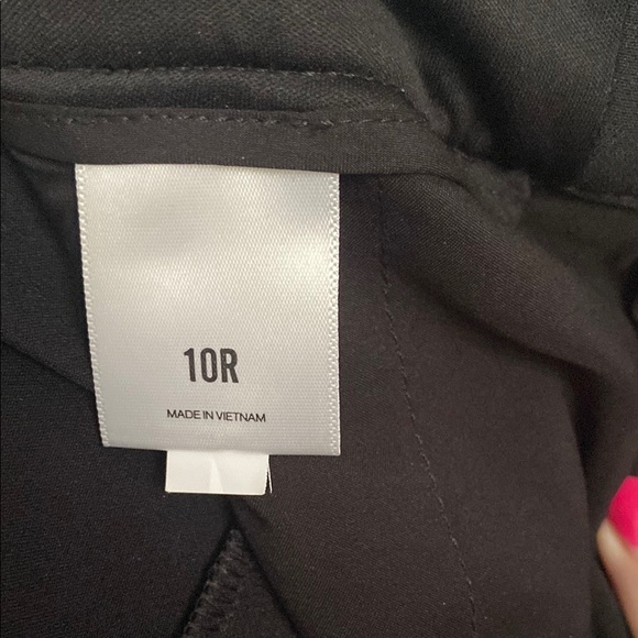 Express Editor Skinny Black Tapered Trousers with Modern Fit - Picture 6 of 9